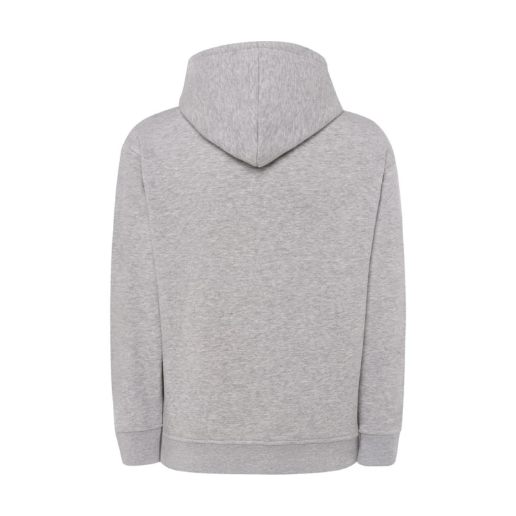 Bluza z kapturem JHK SWRA KNG jasnoszara melanż – tył