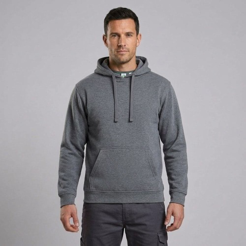 Bluza z kapturem JHK SWRA KNG ciemnoszara melanż