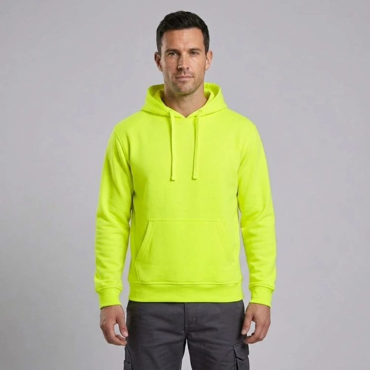 Bluza z kapturem JHK SWRA KNG żółta fluo
