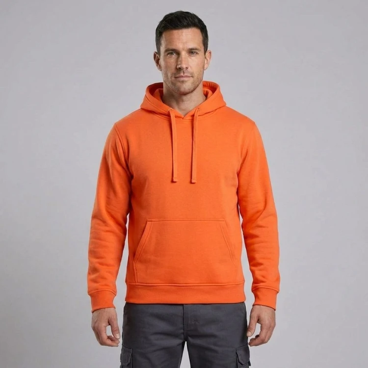 Bluza z kapturem JHK SWRA KNG pomarańczowa fluo
