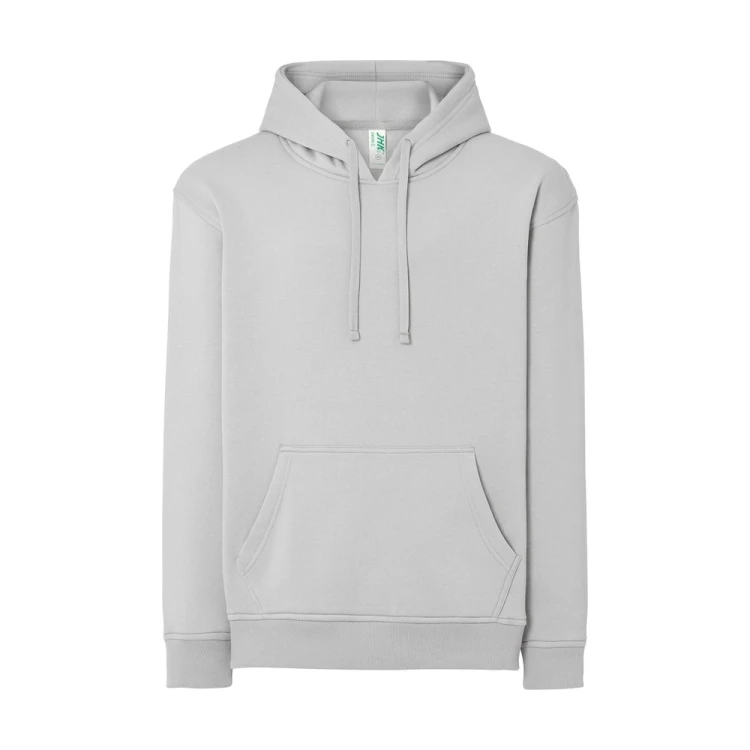 Bluza z kapturem JHK SWRA KNG srebrnoszara – przód
