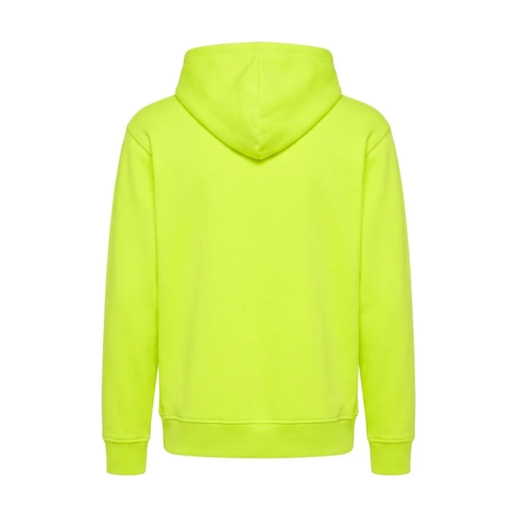 Bluza z kapturem JHK SWRA KNG żółta fluo – tył