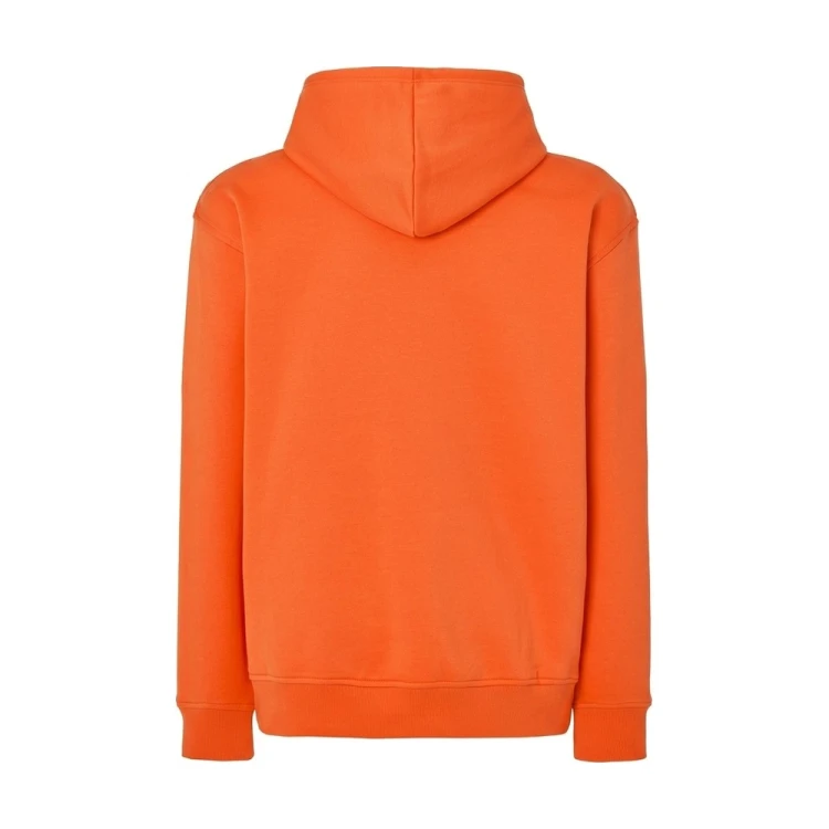 Bluza z kapturem JHK SWRA KNG pomarańczowa fluo – tył