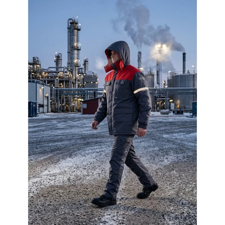 Kurtka PIORUN WINTER – zastosowanie w zakładzie chemicznym zimą