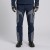 Spodnie softshell COMFORT WINTER granatowo-szare na modelu