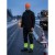 Spodnie COMFORT NEO WINTER czarno-żółte w pracy przy drodze