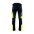 Spodnie softshell COMFORT WINTER czarno-żółte – tył