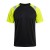 Koszulka ORION HIGH VIS czarno-żółta – przód