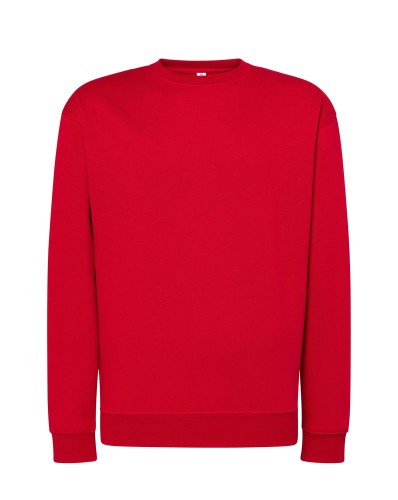 Bluza JHK JT SWEATSHIRT CR czerwona – przód
