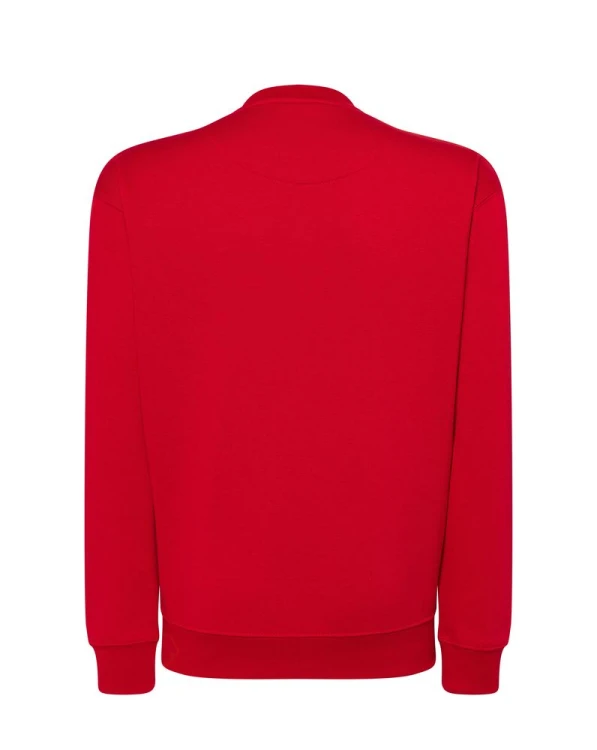 Bluza JHK JT SWEATSHIRT CR czerwona – tył