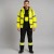 Zimowe ubranie robocze HYPERION + ogrodniczki UNIVERSAL na modelu