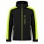 Kurtka softshell outdoor czarno-żółta – przód
