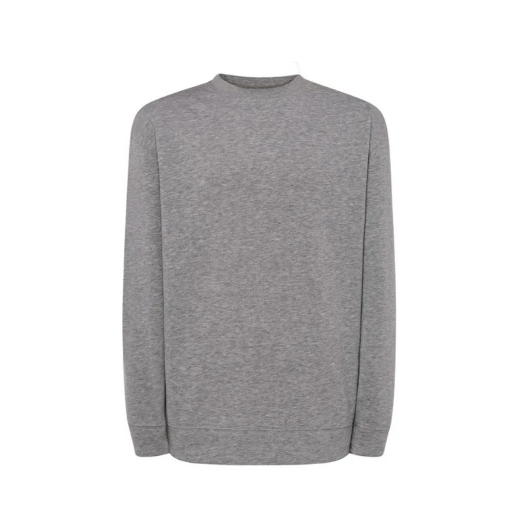 Bluza JHK JT SWEATSHIRT CR szary melanż – przód