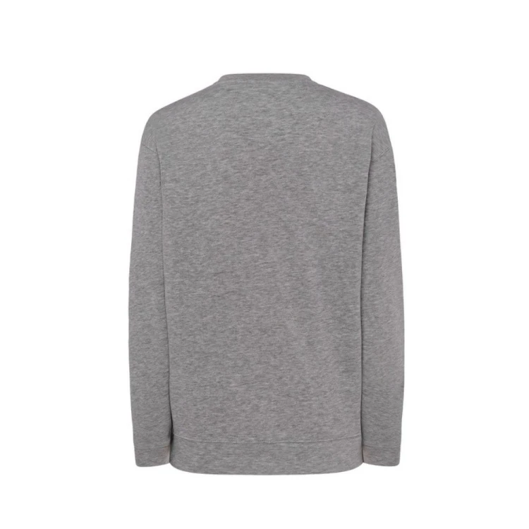Bluza JHK JT SWEATSHIRT CR szary melanż – tył