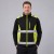 Kamizelka robocza softshell ORION czarno-żółta na modelu