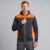 Bluza dresowa robocza COMFORT PLUS grafitowo-pomarańczowa na modelu