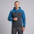 Bluza dresowa robocza COMFORT PLUS szaro-niebieska na modelu