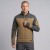 Bluza hybrydowa robocza COMFORT PLUS brązowo-szara na modelu