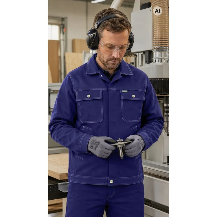 Bluza BOSMAN jasnogranatowa w pracy