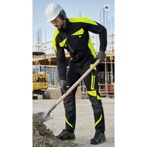 Bluza NEOFLEX czarno-żółta w pracy