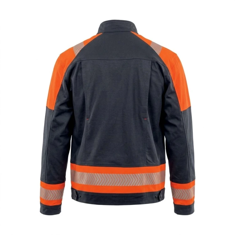 Bluza ACTIFLEX NEO grafitowo-pomarańczowa – tył