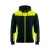 Bluza dresowa COMFORT PLUS czarno-seledynowa – przód