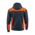 Bluza dresowa COMFORT PLUS grafitowo-pomarańczowa – tył