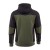 Bluza dresowa COMFORT PLUS oliwkowo-czarna – tył