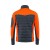 Bluza hybrydowa COMFORT PLUS grafitowo-pomarańczowa – tył