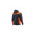 Bluza dresowa COMFORT PLUS grafitowo-pomarańczowa – zdjęcie producenta, tył