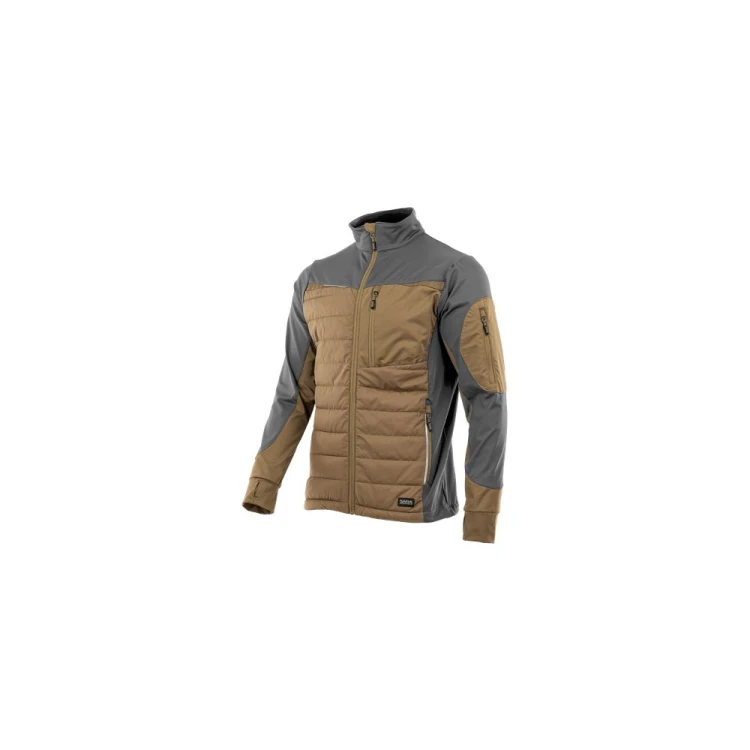Bluza hybrydowa COMFORT PLUS brązowo-szara – zdjęcie producenta, przód