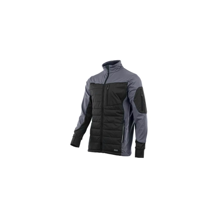 Bluza hybrydowa COMFORT PLUS czarno-szara – zdjęcie producenta, przód