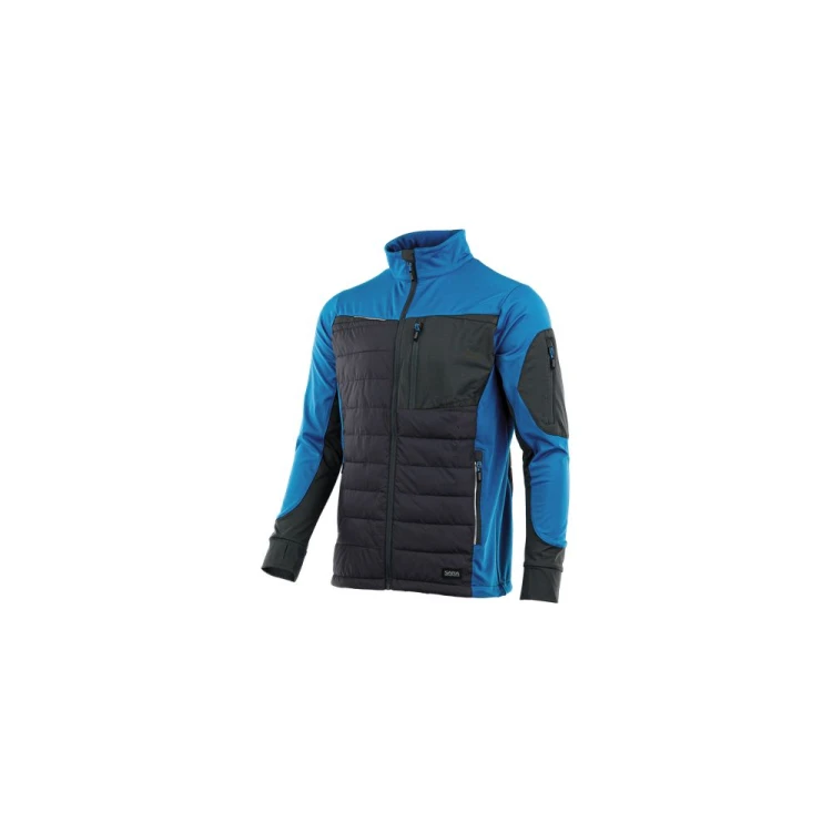 Bluza hybrydowa COMFORT PLUS szaro-niebieska – zdjęcie producenta, przód