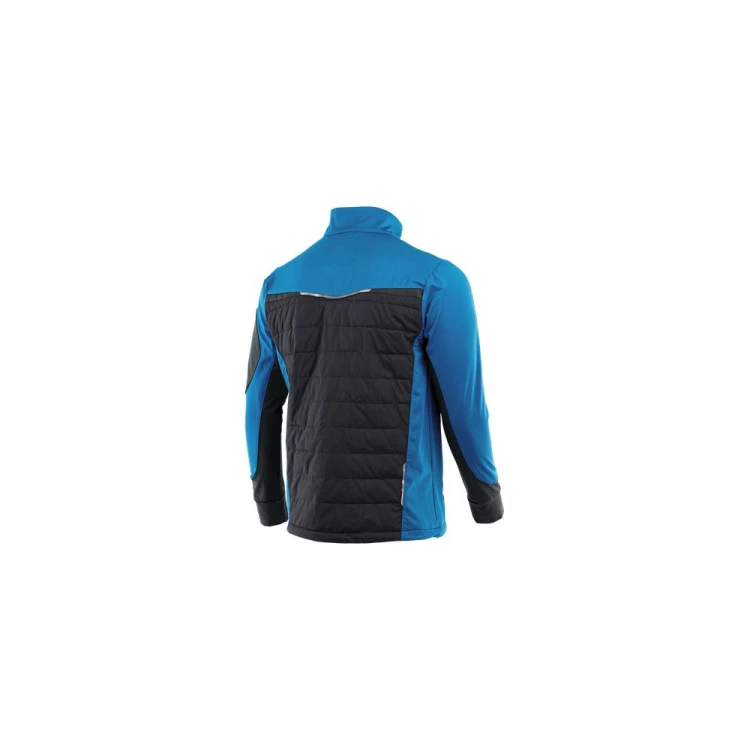 Bluza hybrydowa COMFORT PLUS szaro-niebieska – zdjęcie producenta, tył