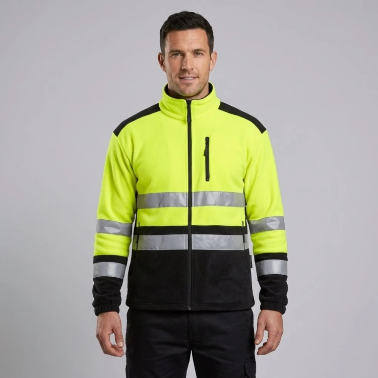 Polar roboczy REFUS YELLOW żółty fluorescencyjny na modelu