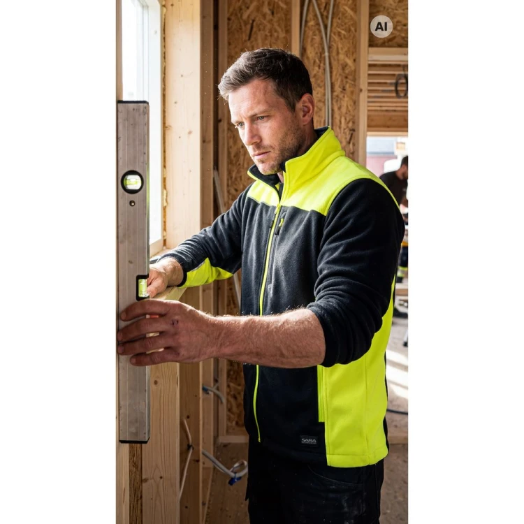 Polar COMFORT PLUS czarno-seledynowy w pracy – ujęcie 2