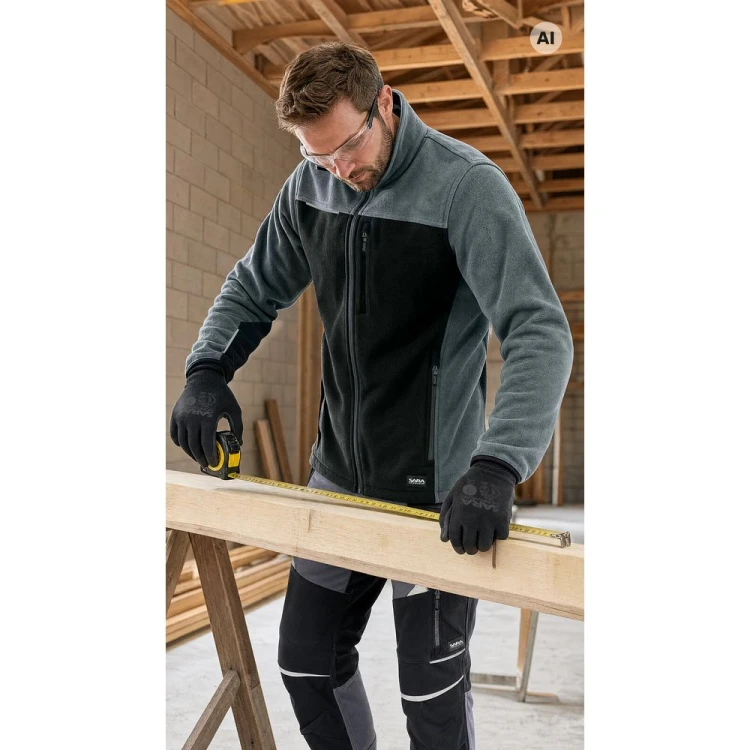 Polar COMFORT PLUS szaro-czarny w pracy – ujęcie 2