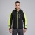Kurtka softshell CLASSWORK czarno-żółta na modelu