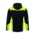 Softshell COMFORT PLUS czarno-seledynowy – tył