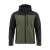 Softshell COMFORT PLUS oliwkowo-czarny – przód