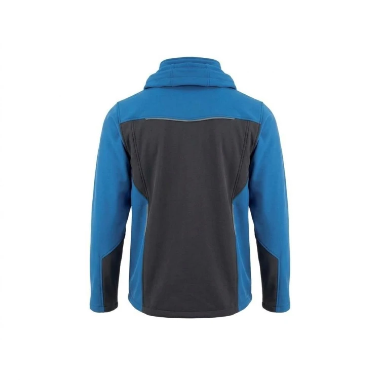 Softshell COMFORT PLUS szaro-niebieski – tył