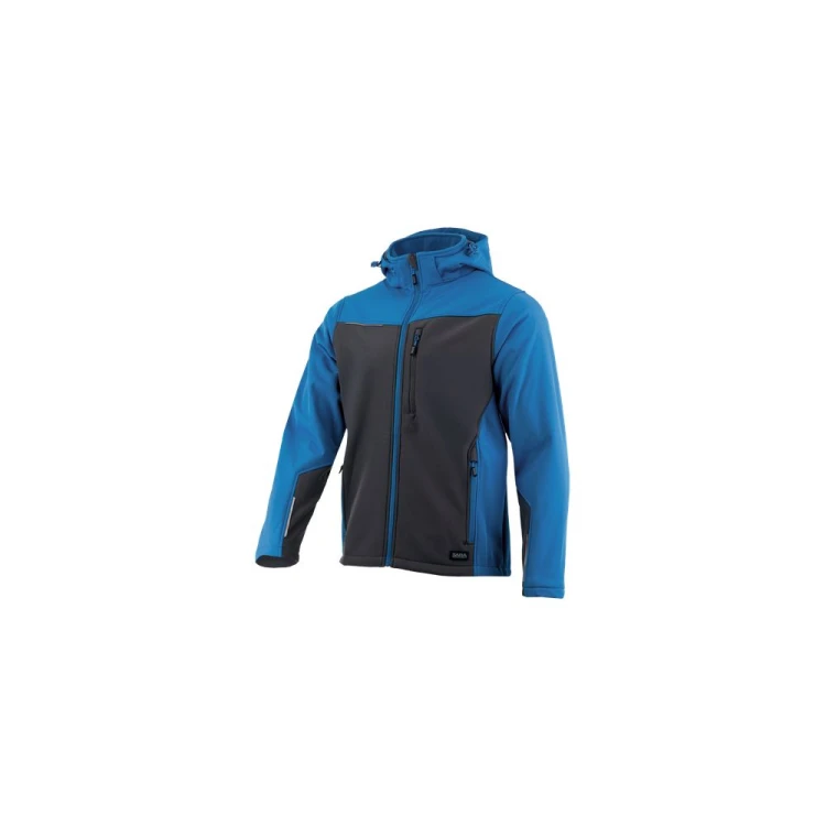 Softshell COMFORT PLUS szaro-niebieski – zdjęcie producenta, widok z przodu