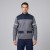 Bluza spawalnicza SPAWACZ LIGHT szaro-granatowa na modelu