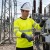 Koszulka trudnopalna Portwest FR701 żółta w pracy na stacji elektroenergetycznej