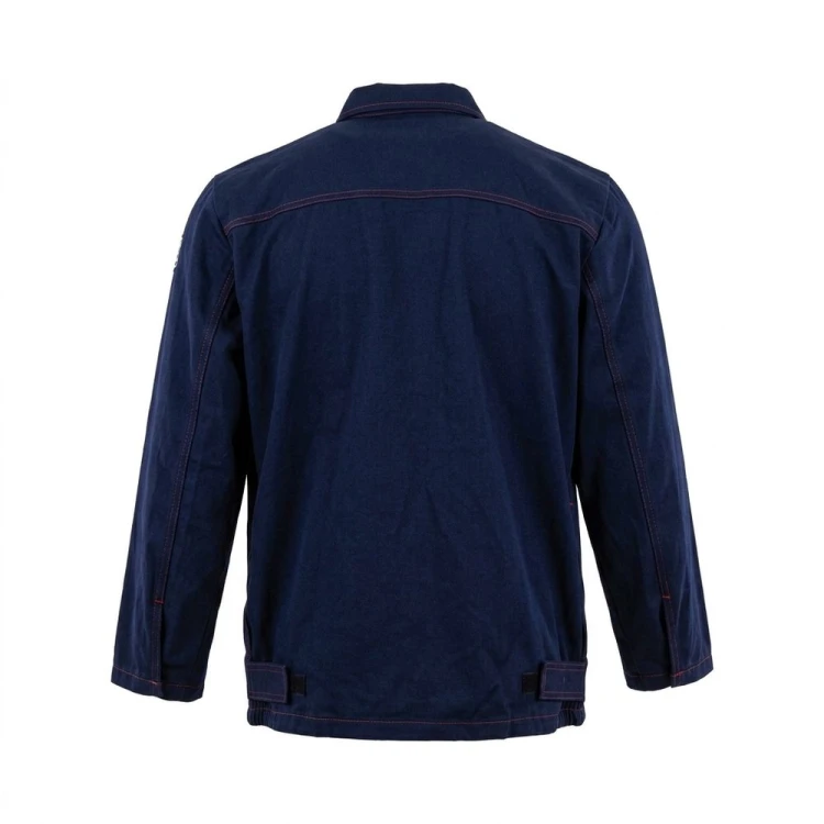 Bluza spawalnicza SPAWACZ STANDARD granatowa – tył