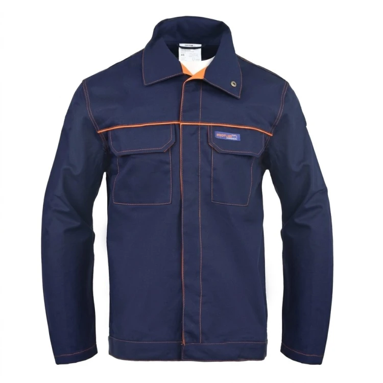 Bluza PROFFLAM ANTISTATIC granatowa – przód