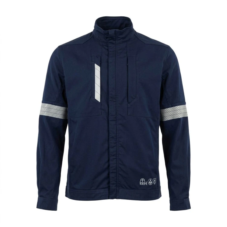 Bluza antystatyczna PIORUN FLEX granatowa – przód