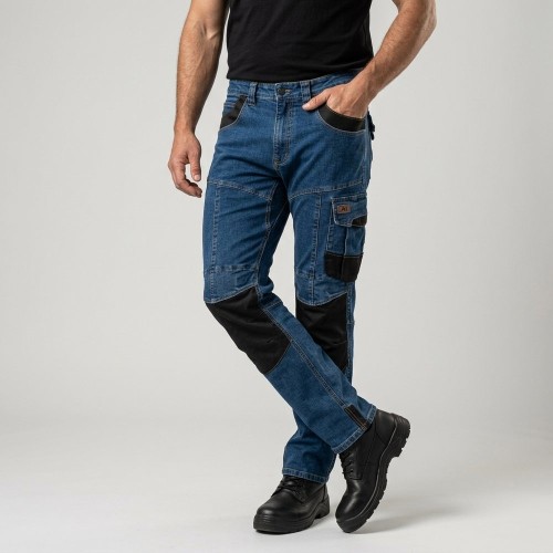 Spodnie robocze RODEO JEANS na modelu